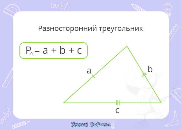 Как найти периметр треугольника 9471
