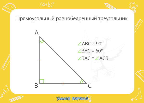 Рисунок из прямоугольных треугольников