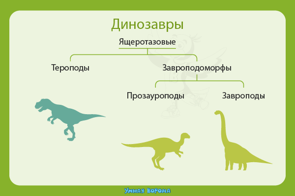 Классификация динозавров